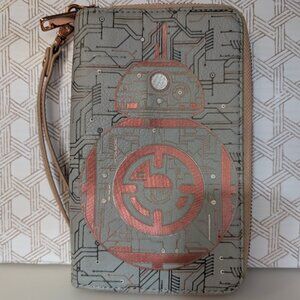 Disney Star Wars Galaxy's Edge BB-8/R2-D2 Light Up Phone Case Wallet